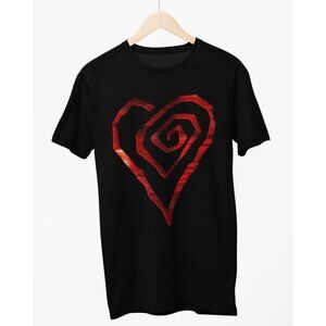 Marilyn Manson Spiral Heart Concert Graphic Unisex T-Shirt 170